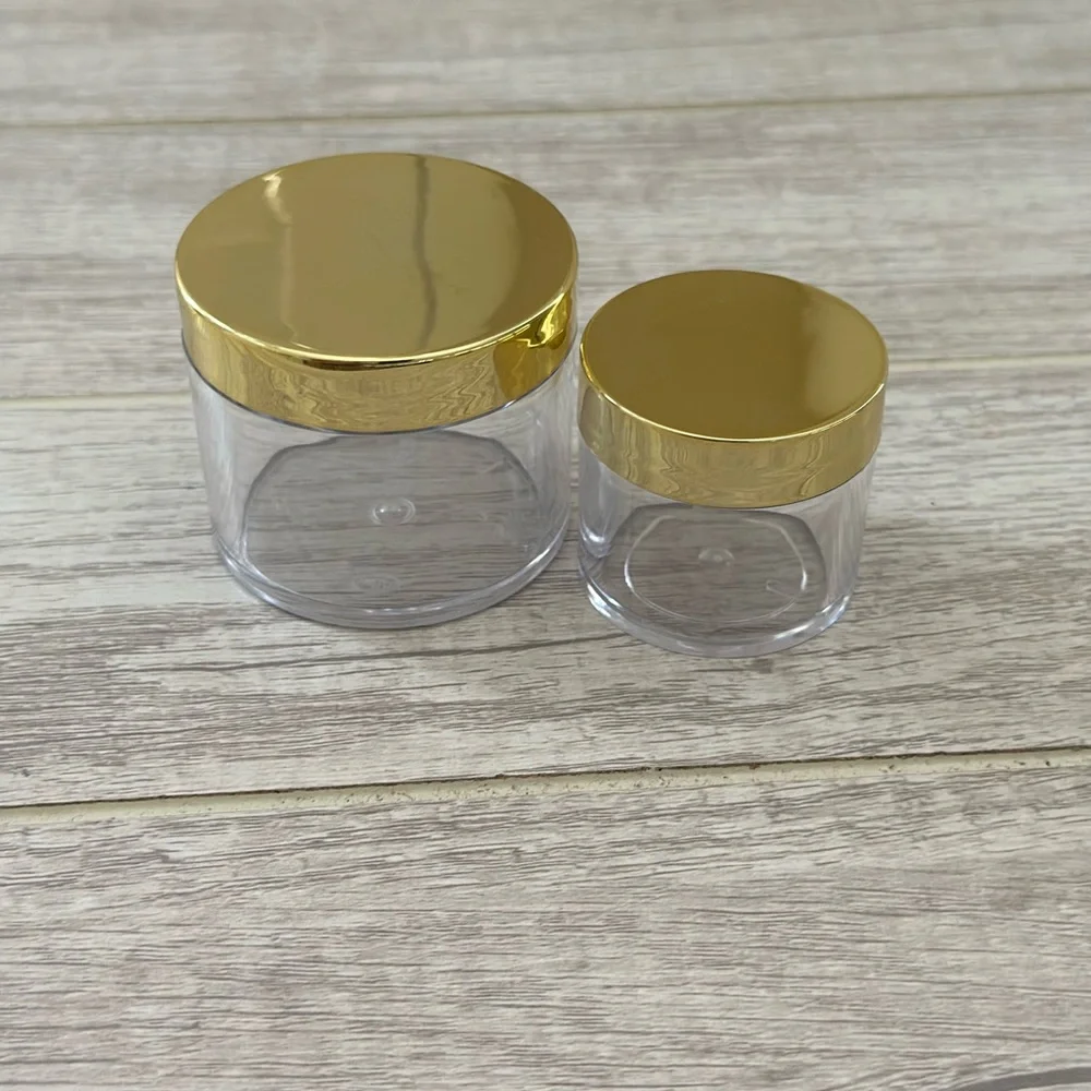 Gold DIY CREAM SERUM PUMP JARS BOTTLES ESSENTIAL OILS TRAVEL 36 piece